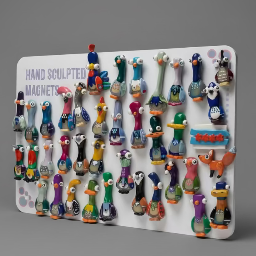 Hand Sculpted Magnets – The Doodle Shop