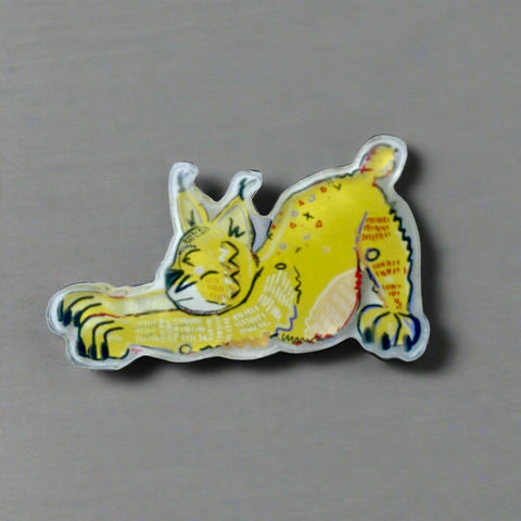 Acrylic Pin (Bobcat)