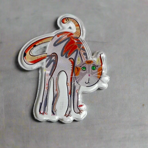 Acrylic Pin (Calico)