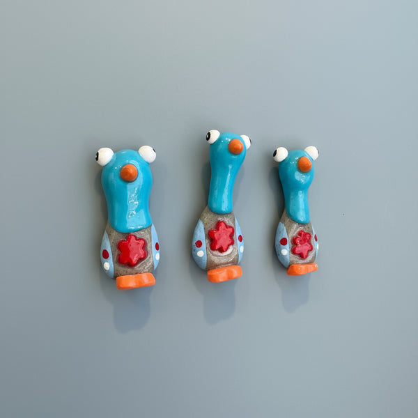 Chicago Flag Pigeon Magnet