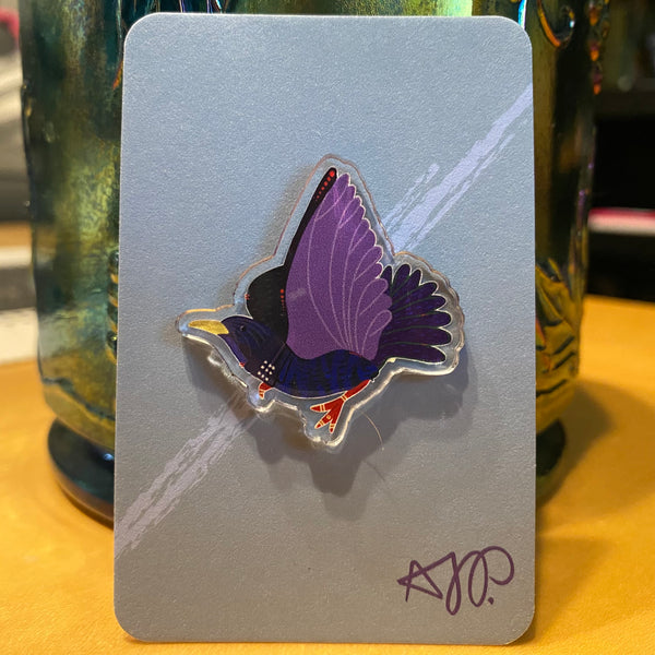 Acrylic Pin (Starling)