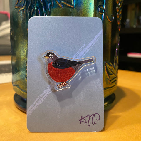 Acrylic Pin (Robin)