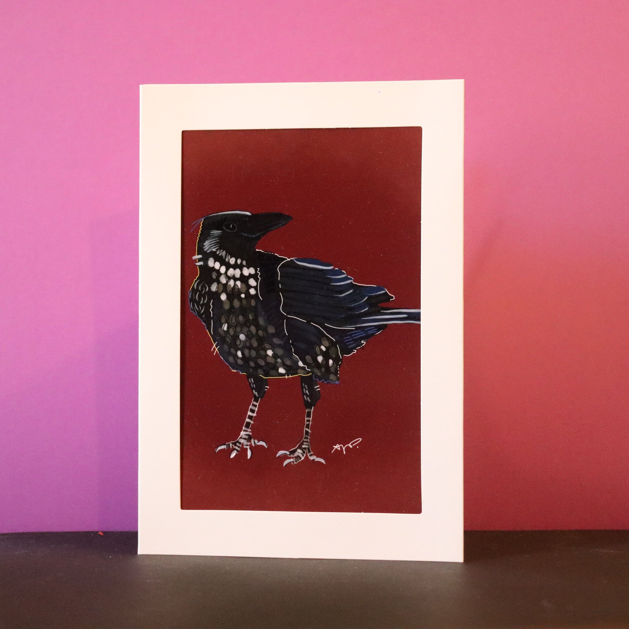 Raven Greeting Card