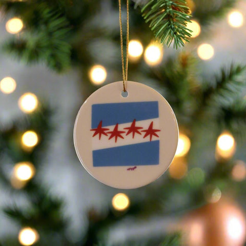 "Chicago Flag." Ornament