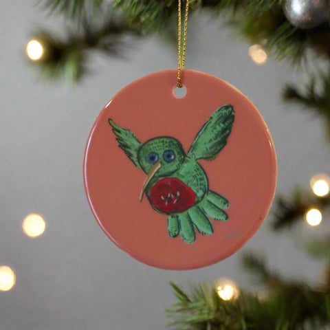 "Hummingbird." Ornament