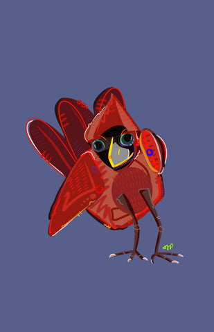 Cardinal Greeting Card