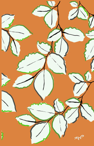 Ivy - Orange Greeting Card