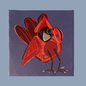 "Cardinal." Canvas Print