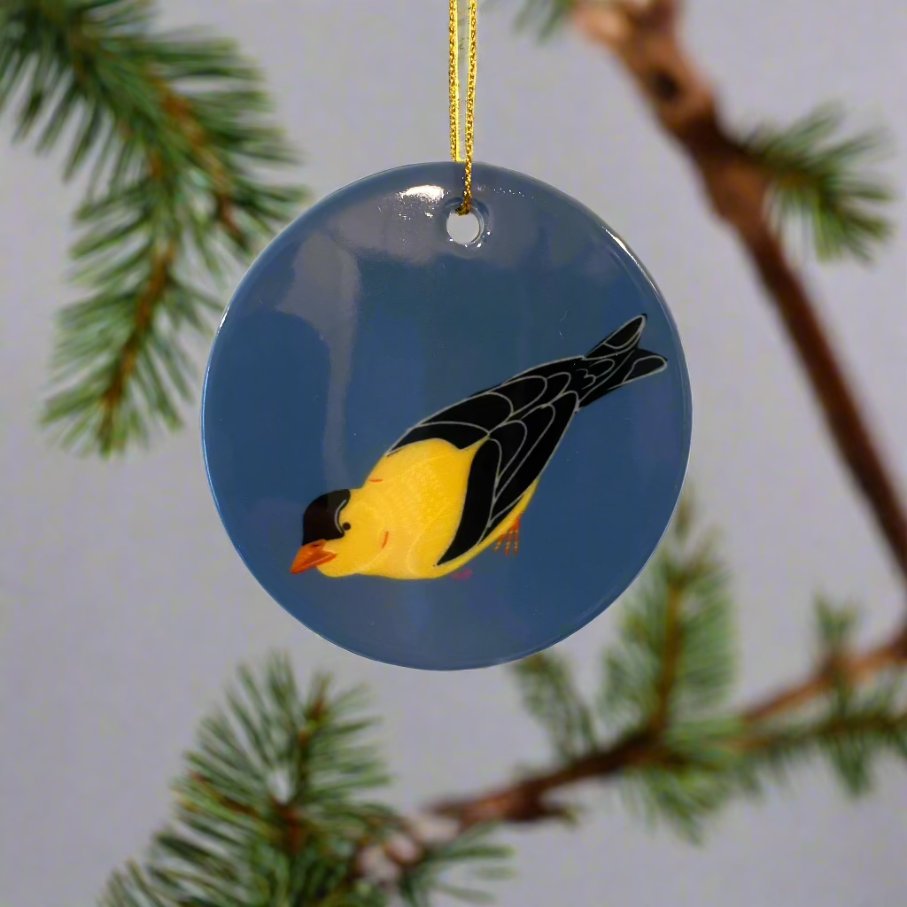 "Goldfinch." Ornament