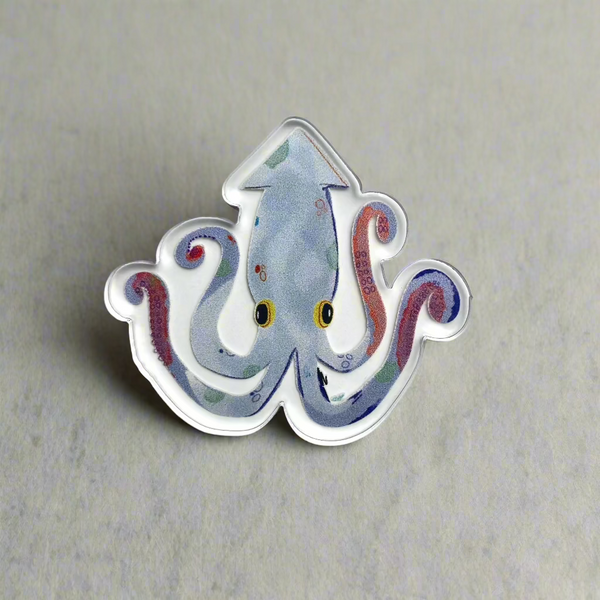 Acrylic Pin (Kraken)