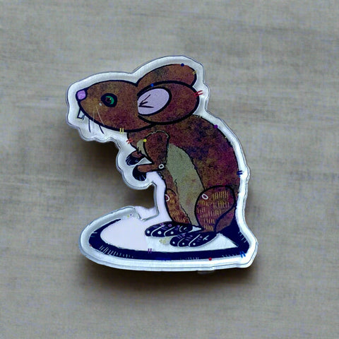 Acrylic Pin (Mouse)