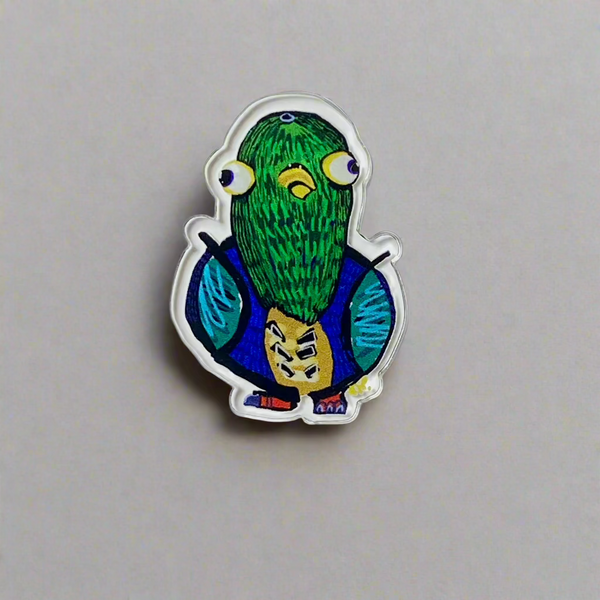 Acrylic Pin (Pigeon)