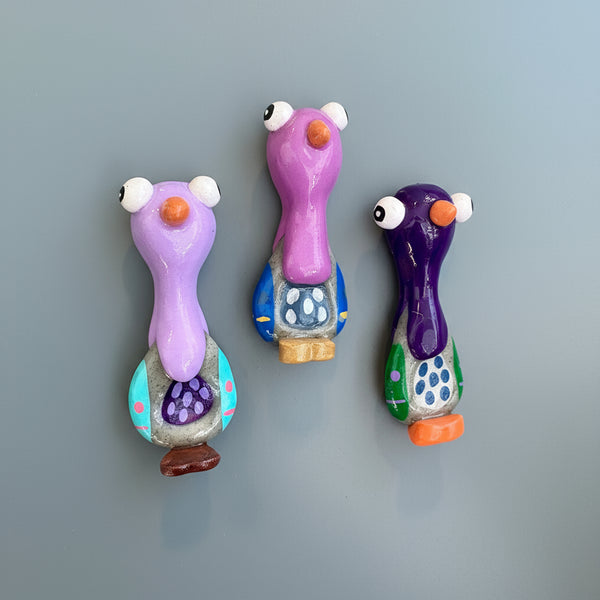 Purple Pigeon Magnet