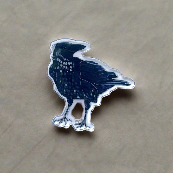 Acrylic Pin (Raven)