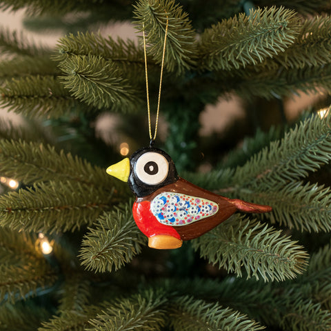Robin Hand Sculpted Ornament