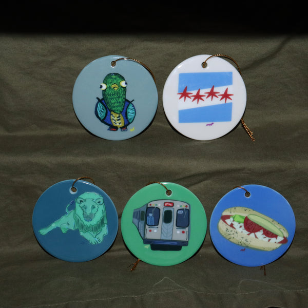Windy City Ornament Set