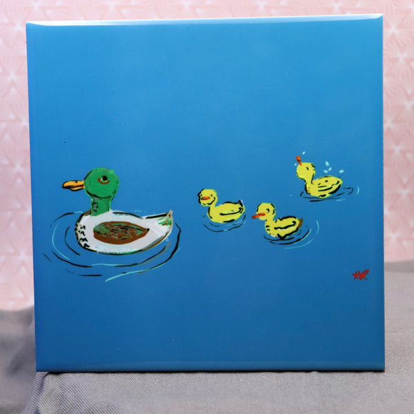 "Ducklings." Art Tile