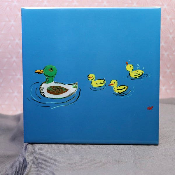 "Ducklings." Art Tile